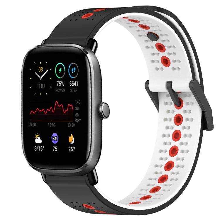 For Amazfit GTS 4 Mini 20mm Tricolor Breathable Silicone Watch Band