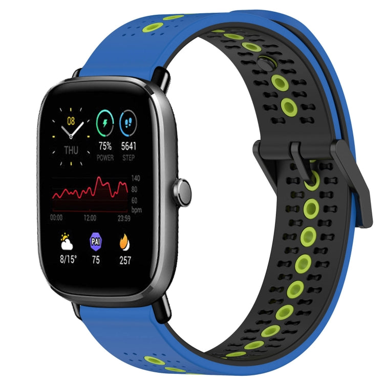 For Amazfit GTS 4 Mini 20mm Tricolor Breathable Silicone Watch Band