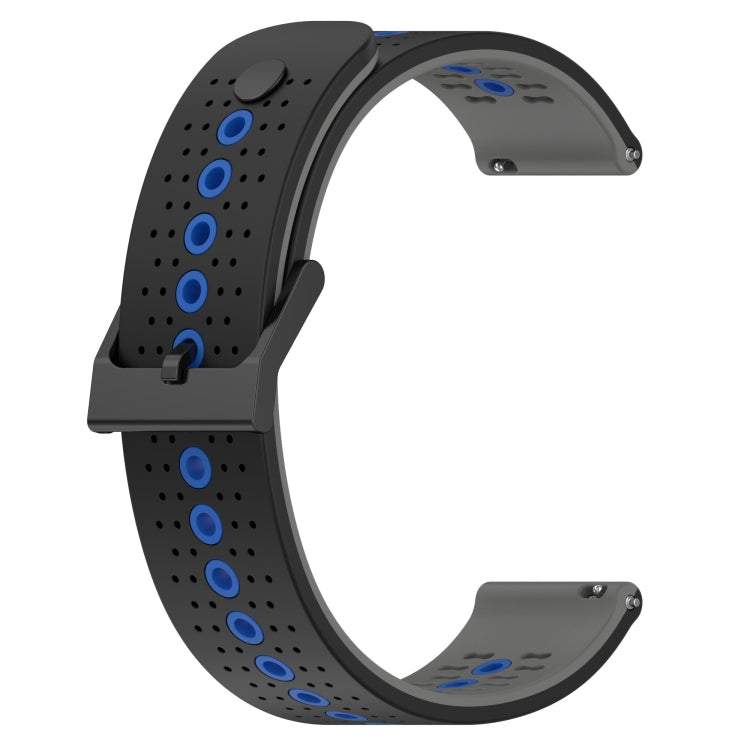 For Amazfit Pop Pro 20mm Tricolor Breathable Silicone Watch Band