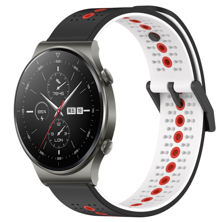 For Huawei GT2 Pro 22mm Tricolor Breathable Silicone Watch Band