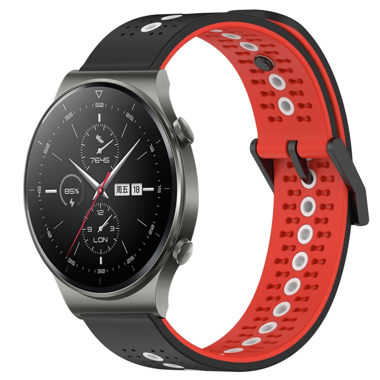 For Huawei GT2 Pro 22mm Tricolor Breathable Silicone Watch Band