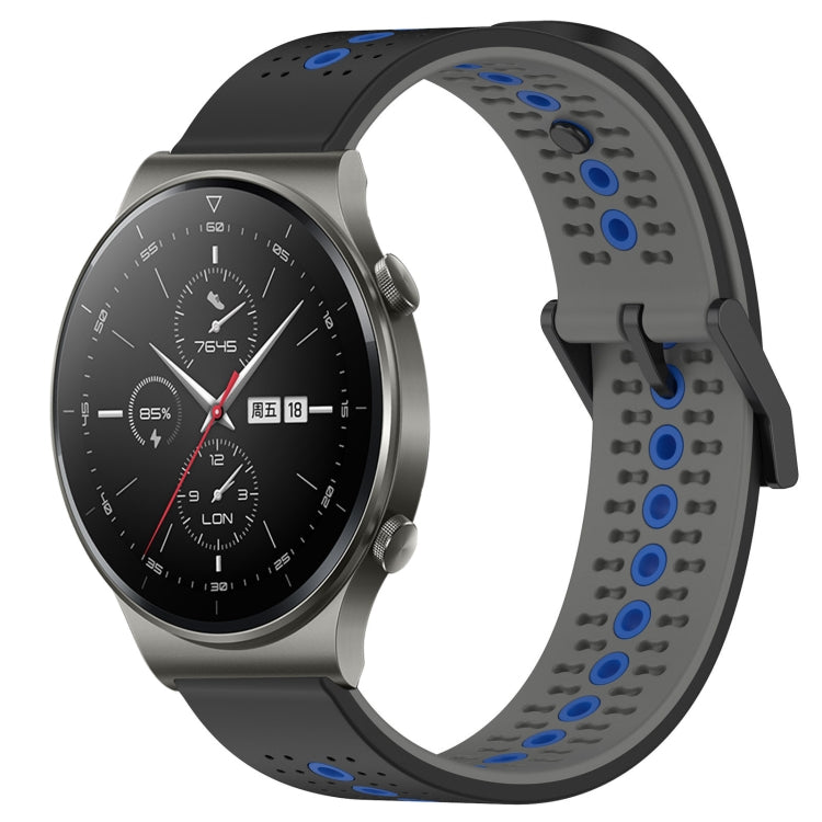 For Huawei GT2 Pro 22mm Tricolor Breathable Silicone Watch Band