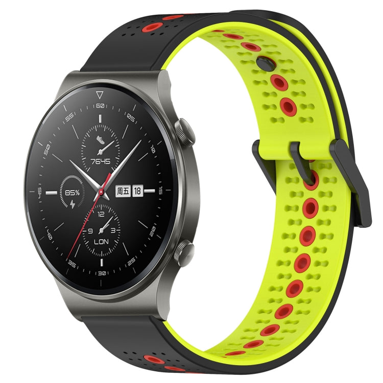 For Huawei GT2 Pro 22mm Tricolor Breathable Silicone Watch Band