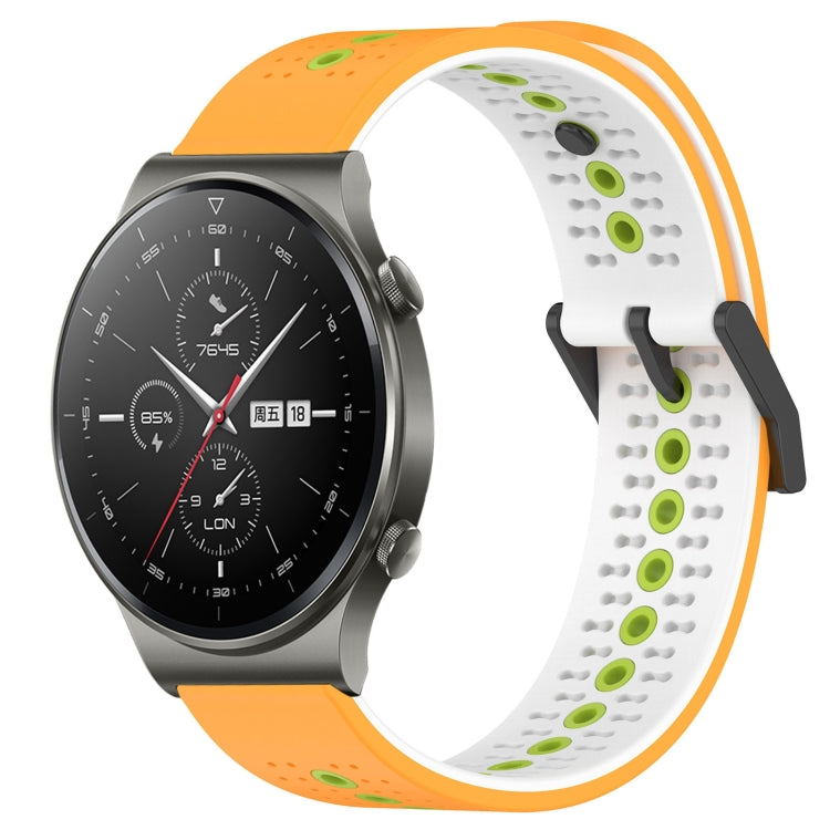 For Huawei GT2 Pro 22mm Tricolor Breathable Silicone Watch Band