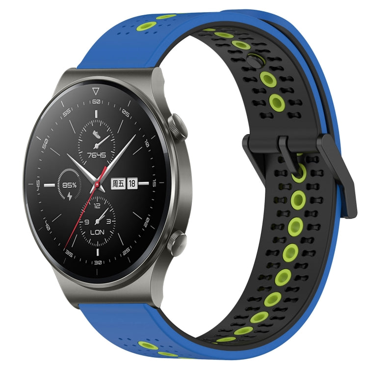For Huawei GT2 Pro 22mm Tricolor Breathable Silicone Watch Band