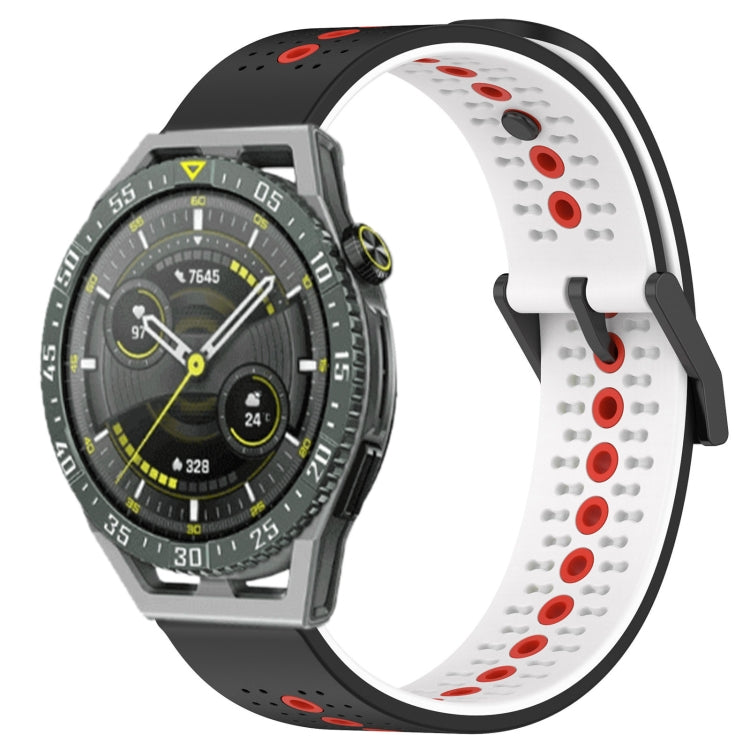 For Huawei Watch GT3 SE 22mm Tricolor Breathable Silicone Watch Band