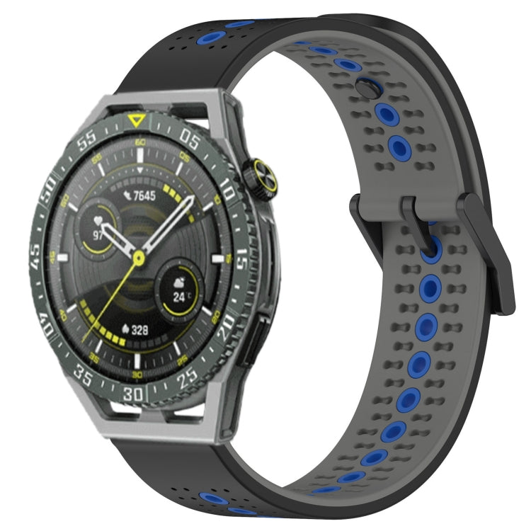 For Huawei Watch GT3 SE 22mm Tricolor Breathable Silicone Watch Band
