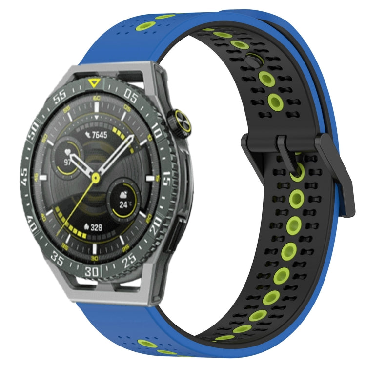 For Huawei Watch GT3 SE 22mm Tricolor Breathable Silicone Watch Band