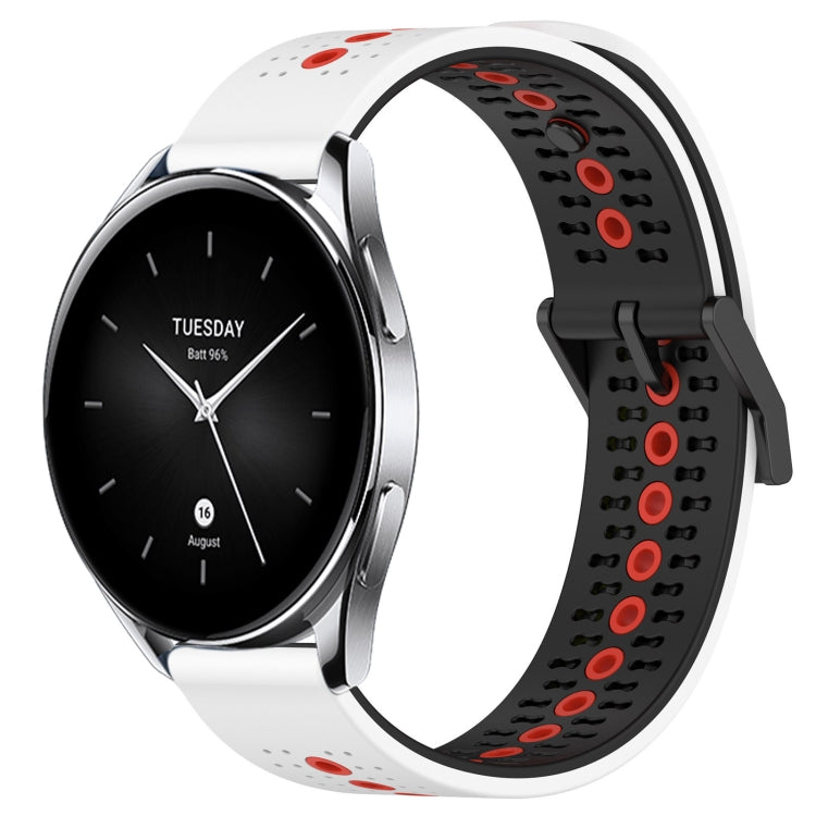 For Xiaomi Watch S2 42mm 22mm Tricolor Breathable Silicone Watch Band