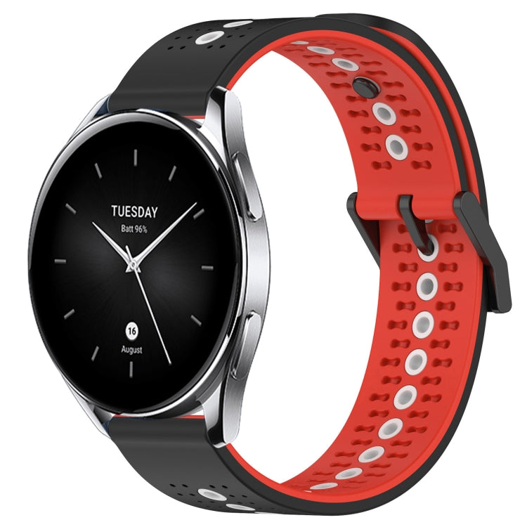 For Xiaomi Watch S2 42mm 22mm Tricolor Breathable Silicone Watch Band
