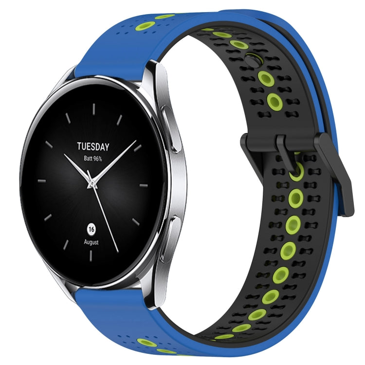 For Xiaomi Watch S2 42mm 22mm Tricolor Breathable Silicone Watch Band