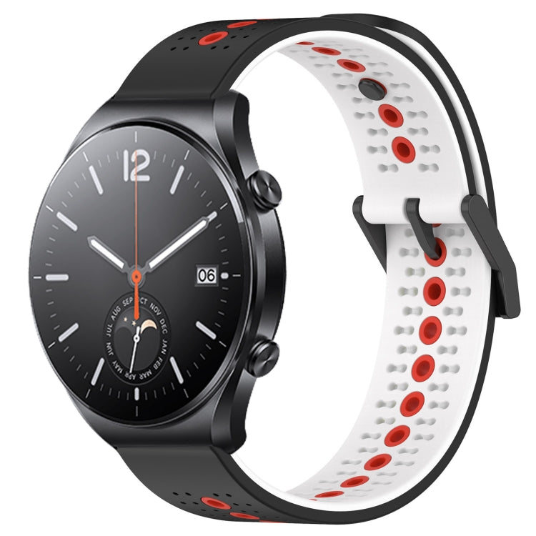 For Xiaomi MI Watch S1 22mm Tricolor Breathable Silicone Watch Band