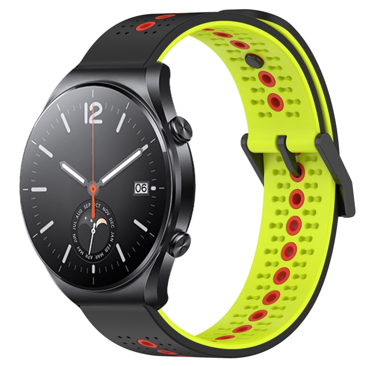 For Xiaomi MI Watch S1 22mm Tricolor Breathable Silicone Watch Band