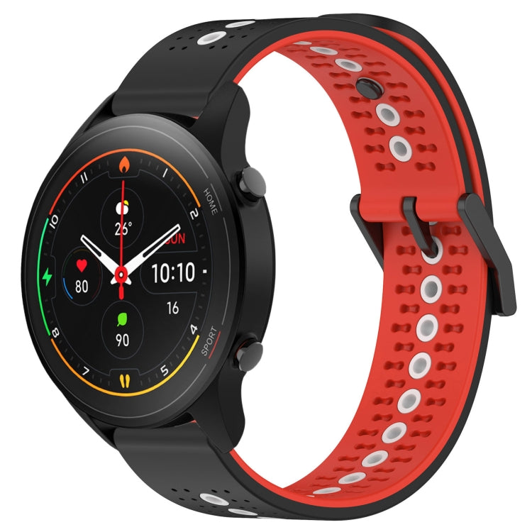For Xiaomi MI Watch S1 Pro 22mm Tricolor Breathable Silicone Watch Band