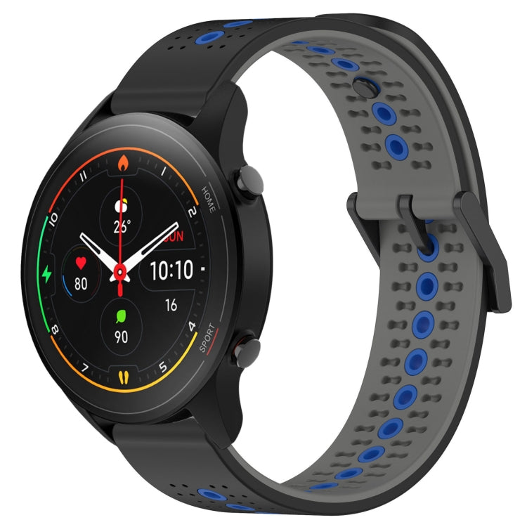For Xiaomi MI Watch S1 Pro 22mm Tricolor Breathable Silicone Watch Band