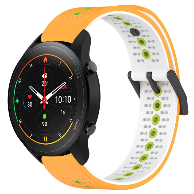 For Xiaomi MI Watch S1 Pro 22mm Tricolor Breathable Silicone Watch Band