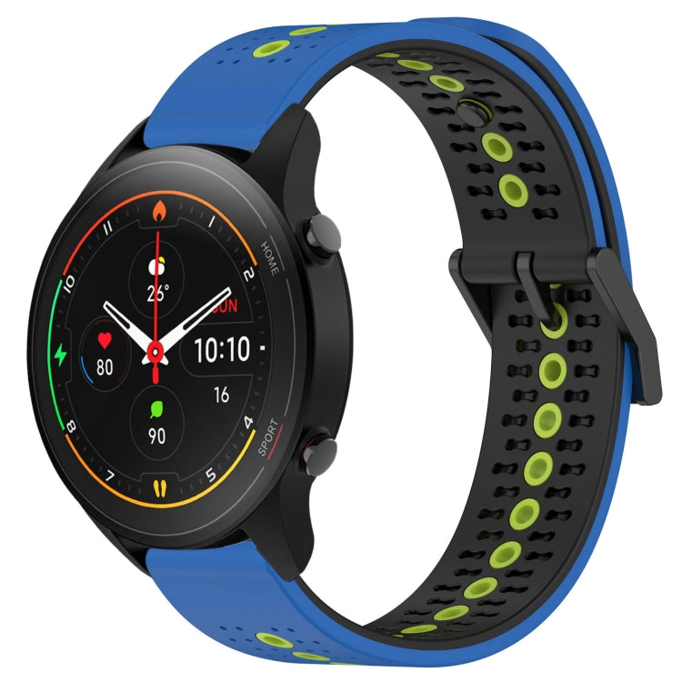 For Xiaomi MI Watch S1 Pro 22mm Tricolor Breathable Silicone Watch Band