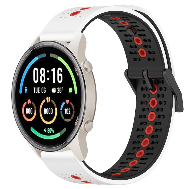 For Xiaomi MI Watch Sport 22mm Tricolor Breathable Silicone Watch Band