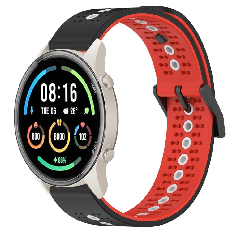 For Xiaomi MI Watch Sport 22mm Tricolor Breathable Silicone Watch Band
