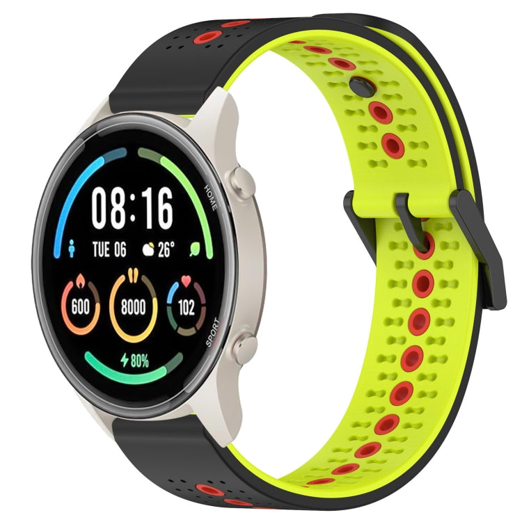For Xiaomi MI Watch Sport 22mm Tricolor Breathable Silicone Watch Band