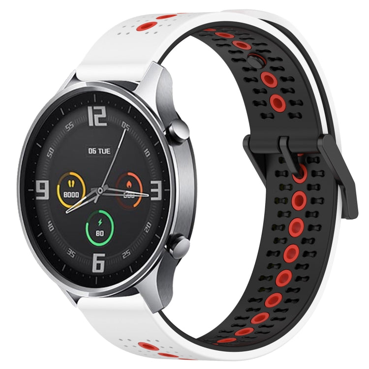 For Xiaomi MI Watch Color 22mm Tricolor Breathable Silicone Watch Band