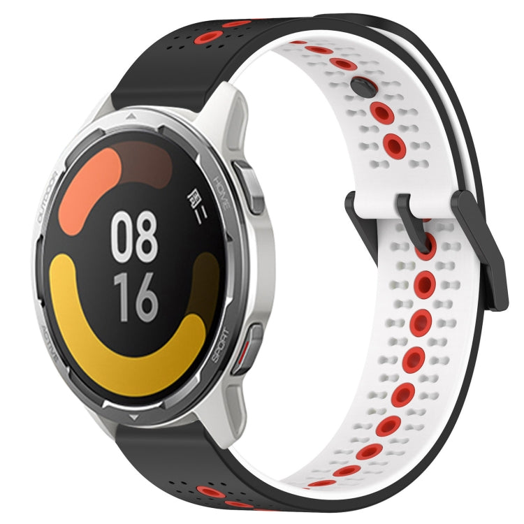 For Xiaomi Watch S1 Active 22mm Tricolor Breathable Silicone Watch Band