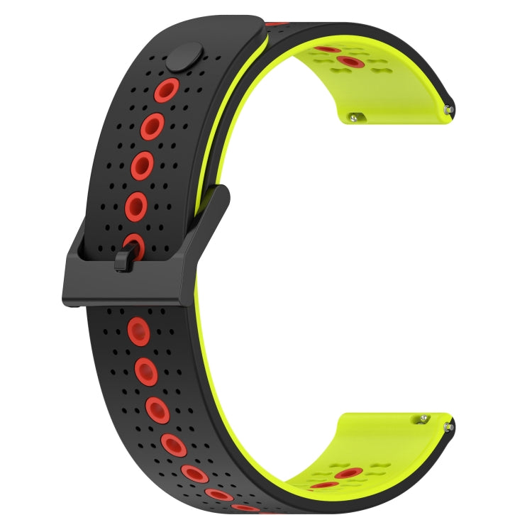 For Xiaomi Watch S1 Active 22mm Tricolor Breathable Silicone Watch Band