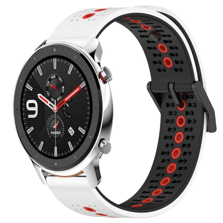 For Amazfit GTR 4 22mm Tricolor Breathable Silicone Watch Band