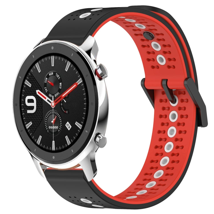 For Amazfit GTR 4 22mm Tricolor Breathable Silicone Watch Band