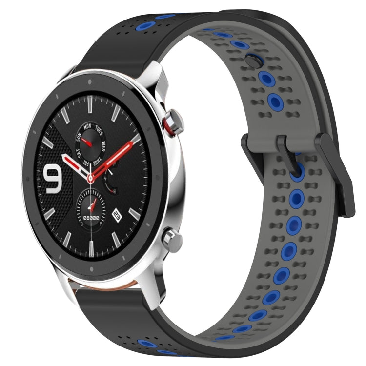 For Amazfit GTR 4 22mm Tricolor Breathable Silicone Watch Band