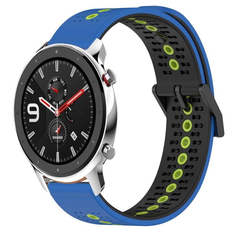 For Amazfit GTR 4 22mm Tricolor Breathable Silicone Watch Band