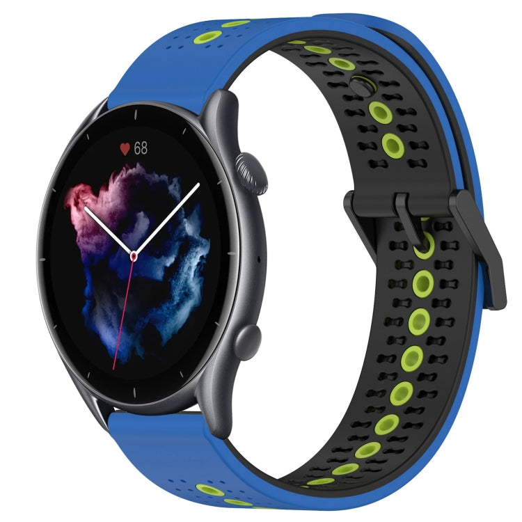For Amazfit GTR 3 22mm Tricolor Breathable Silicone Watch Band