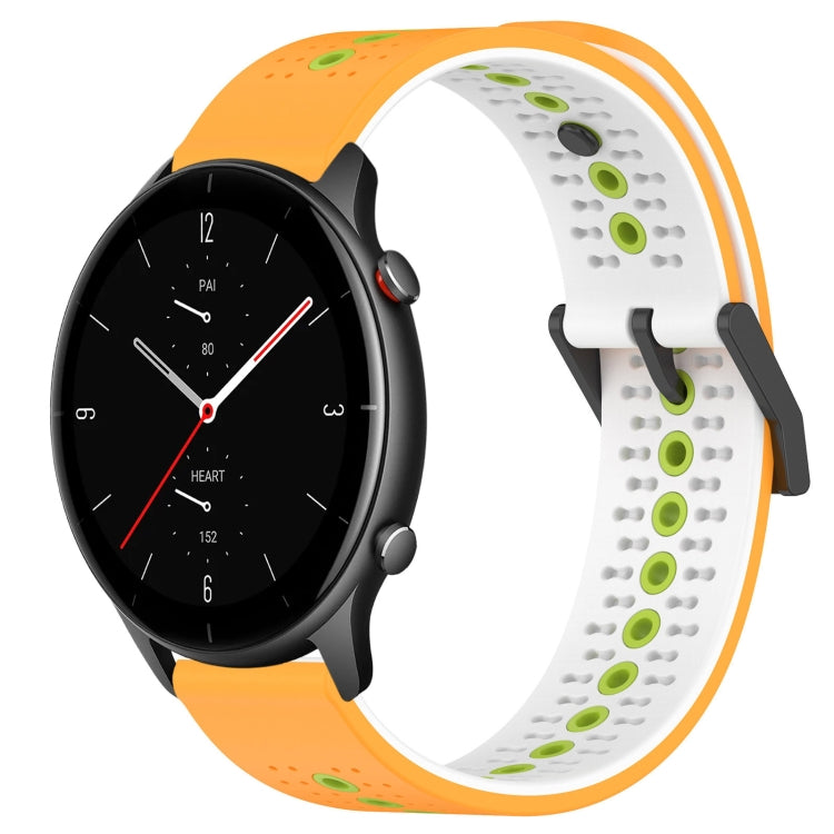 For Amazfit GTR 2e 22mm Tricolor Breathable Silicone Watch Band