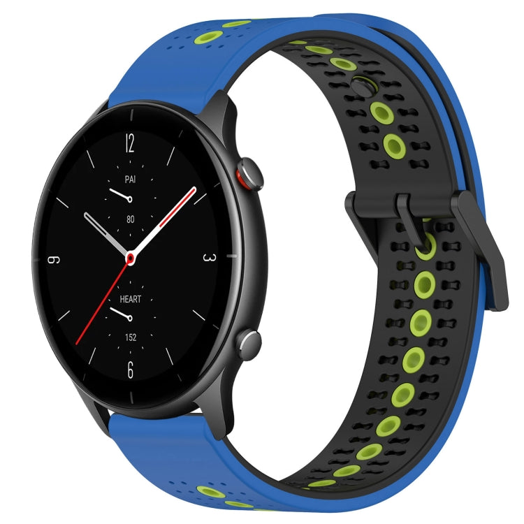 For Amazfit GTR 2e 22mm Tricolor Breathable Silicone Watch Band
