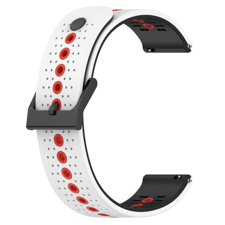 For Amazfit 3 22mm Tricolor Breathable Silicone Watch Band