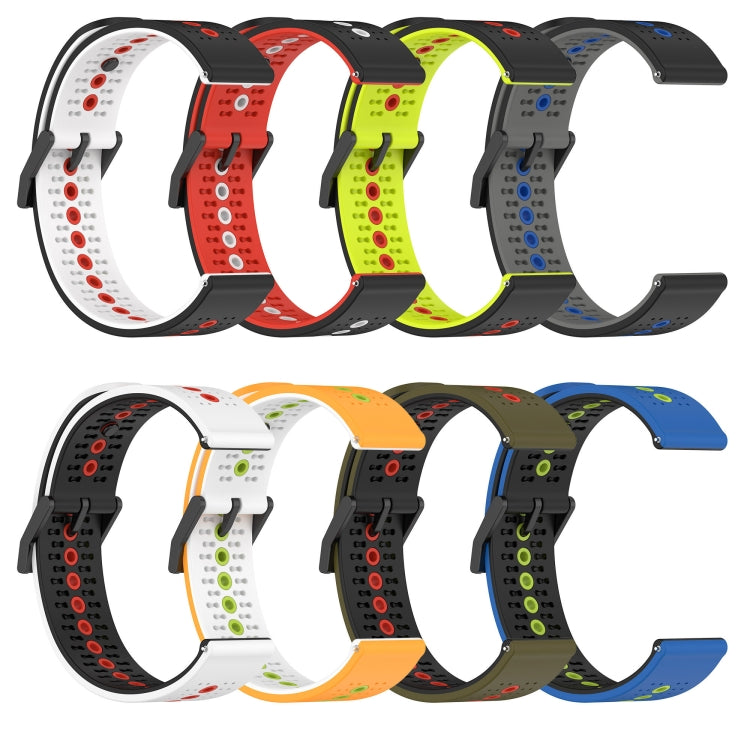 For Amazfit 3 22mm Tricolor Breathable Silicone Watch Band