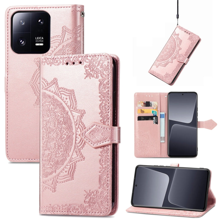 For Xiaomi 13 Pro Mandala Flower Embossed Leather Phone Case