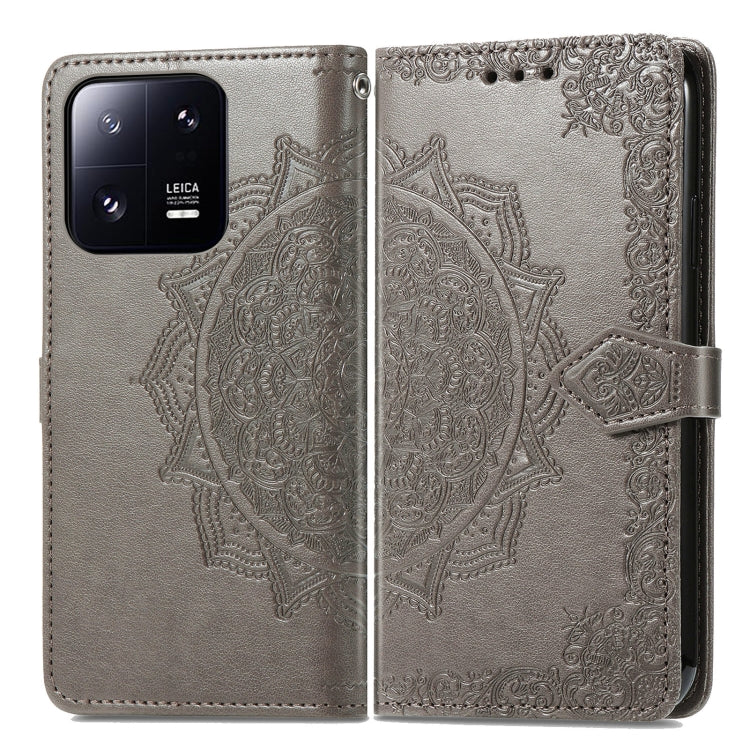 For Xiaomi 13 Pro Mandala Flower Embossed Leather Phone Case