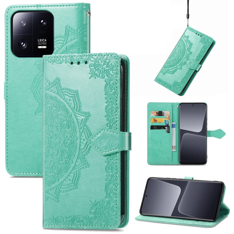 For Xiaomi 13 Pro Mandala Flower Embossed Leather Phone Case