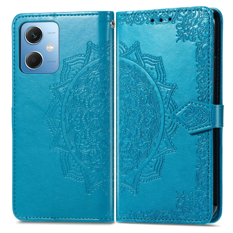 For Xiaomi Redmi Note 12 Discovery Mandala Flower Embossed Leather Phone Case