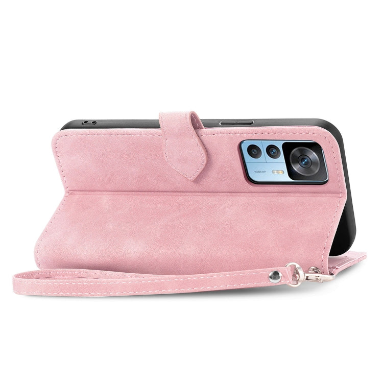 For Xiaomi Redmi K50 Ultra Embossed Flower Shockproof Leather Phone Case