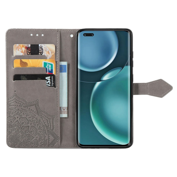 For Honor Magic 4 Pro Mandala Flower Embossed Leather Phone Case