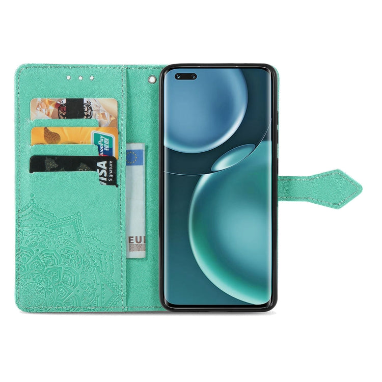 For Honor Magic 4 Pro Mandala Flower Embossed Leather Phone Case