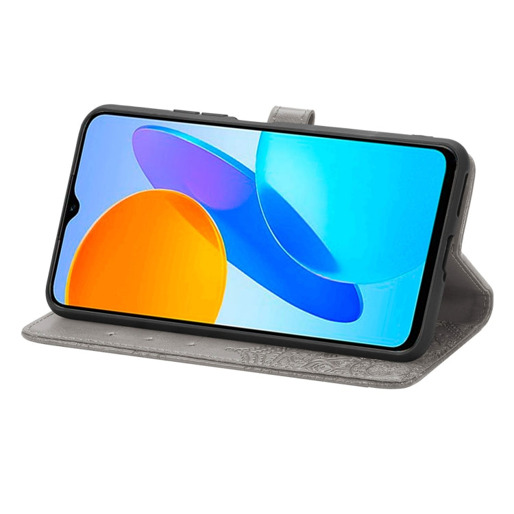 For Honor X8 5G Mandala Flower Embossed Leather Phone Case