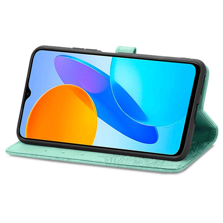 For Honor X8 5G Mandala Flower Embossed Leather Phone Case