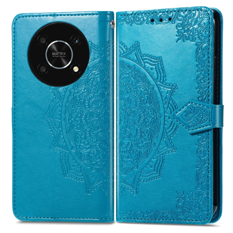 For Honor X30 / Magic 4 Lite 5G Mandala Flower Embossed Leather Phone Case