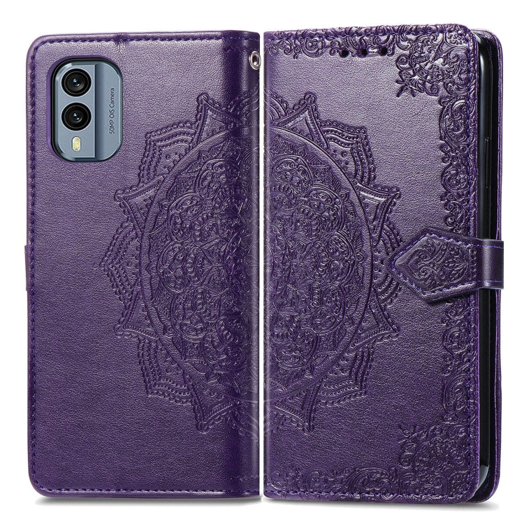 For Nokia X30 Mandala Flower Embossed Leather Phone Case