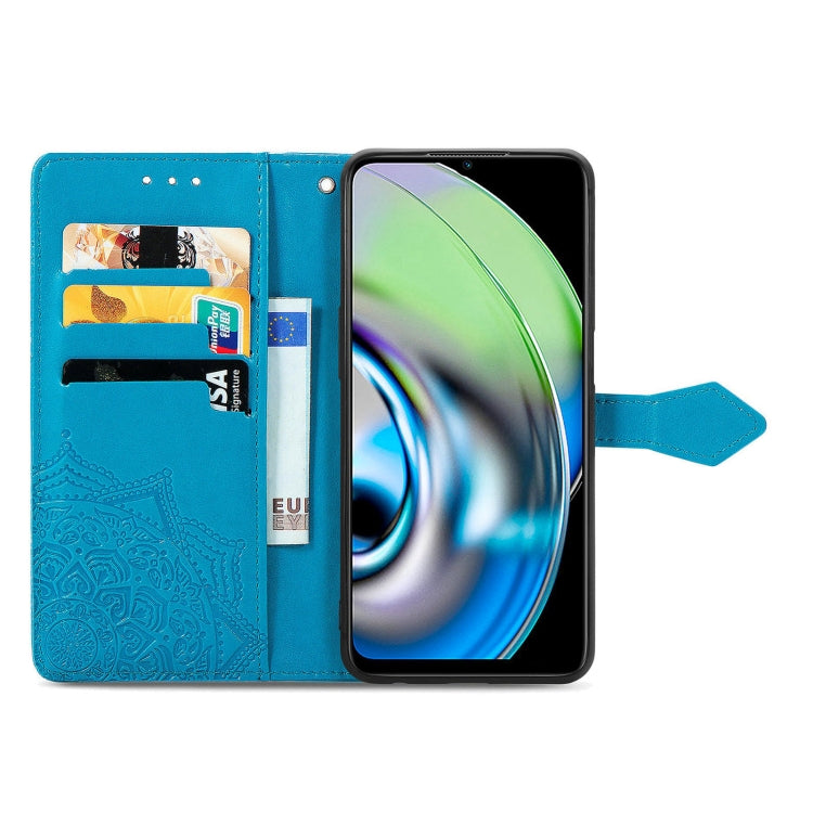 For Realme V23 Mandala Flower Embossed Leather Phone Case