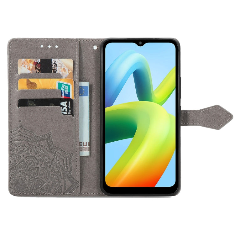 For Xiaomi Redmi A1+ Mandala Flower Embossed Leather Phone Case