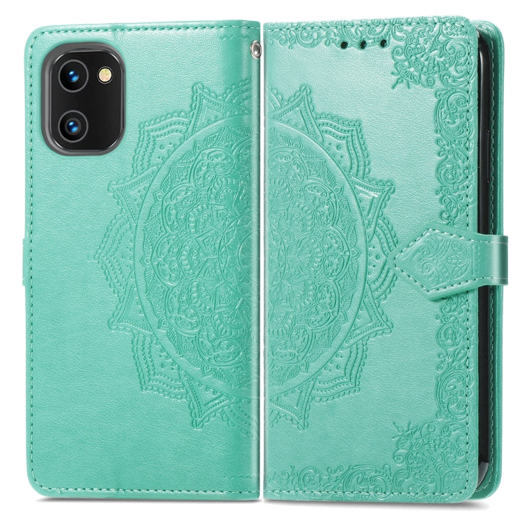 For UMIDIGI A13S Mandala Flower Embossed Leather Phone Case